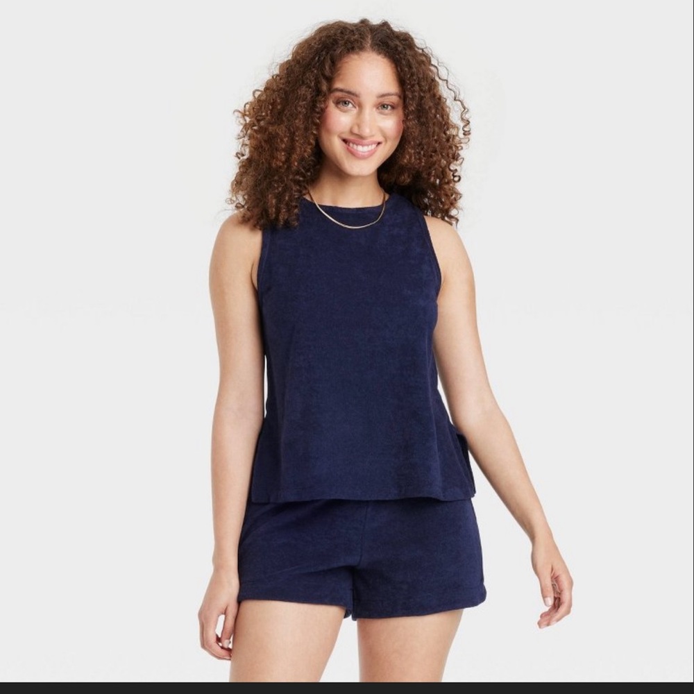 🇺🇸A New Day terry cloth tank top ONLY !!!